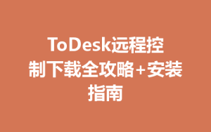 ToDesk远程控制下载全攻略+安装指南-ToDesk下载 - ToDesk官网
